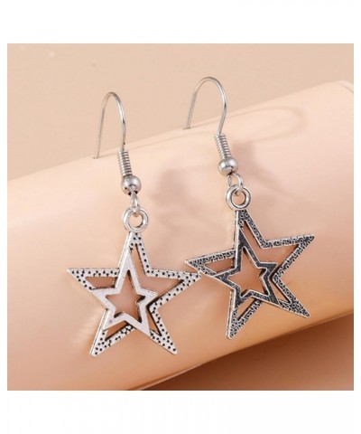 Star Earrings for Women Gold Star Earrings Dangle Star Tassel Earrings Crystal Star Chain Earrings Wedding Prom Jewelry Gifts...