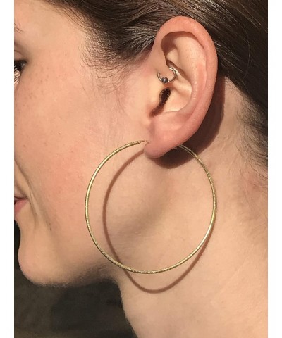 Lisa Featherweight Hoop Earrings in Gold Plated $24.30 Earrings