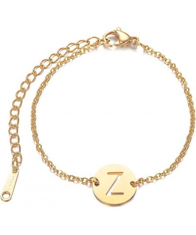 MODAGIRL Initial Bracelet Gold Jewelry for Women Dainty Personalized Letter Charm Chin Bracelet for Teen Girls Special Gifts ...