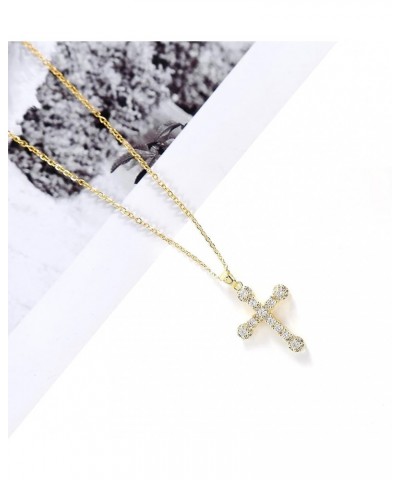 Cross Pendant Necklace for Women Jewelry Gold Cross Necklaces Gifts for Women Girl Cross Necklace Minimalist Trendy Jewelry V...